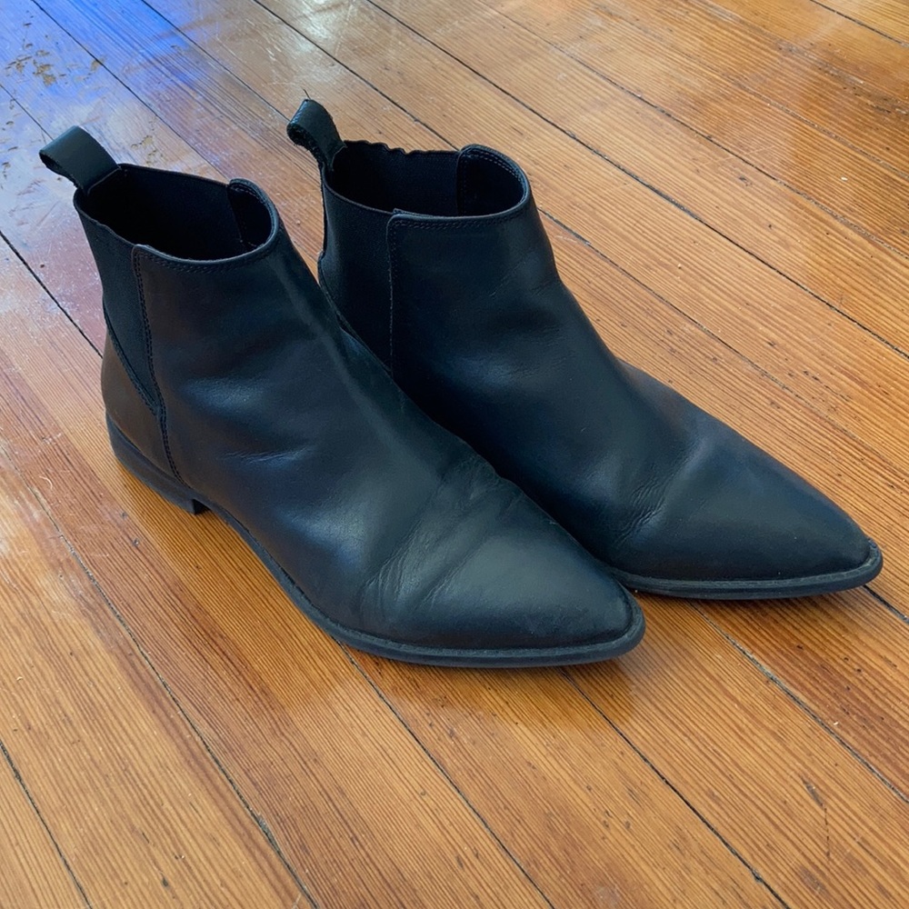 ASOS black booties